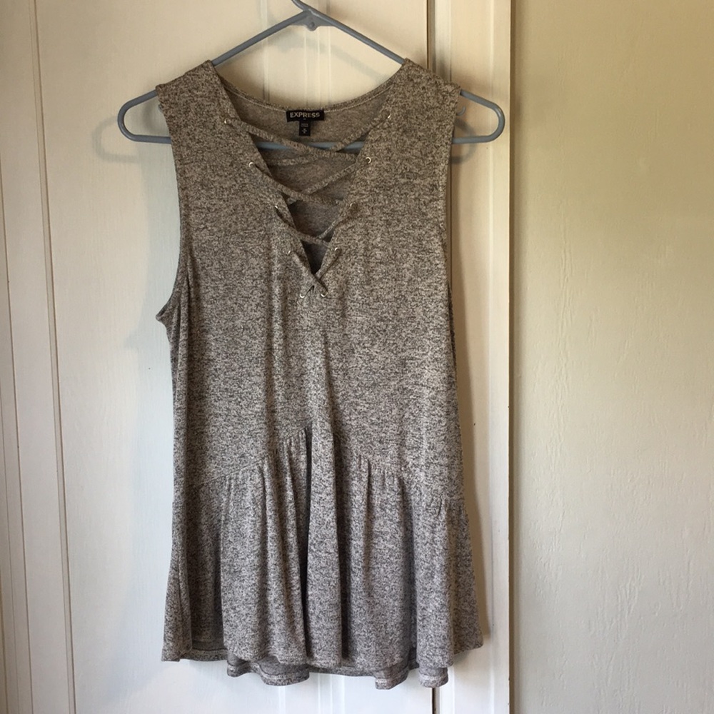 Express Lace Up Tank
